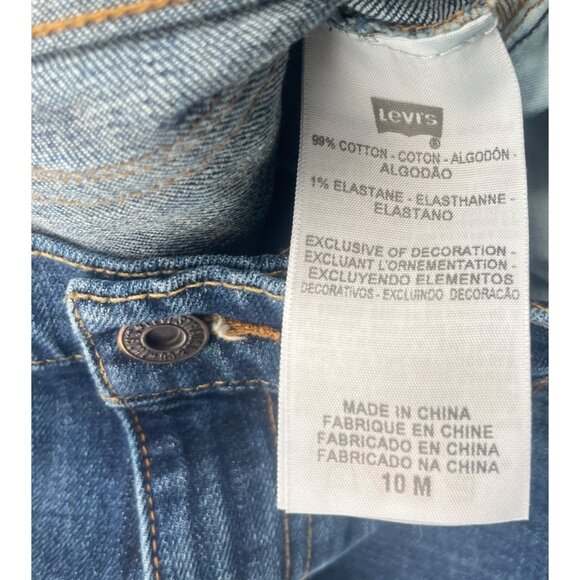 Levis Boot Cut 515 Jeans 10M Womens Blue Denim Cotton Blend - Picture 5 of 6
